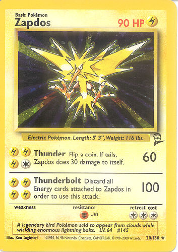 Zapdos - (Base Set 2)