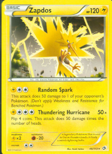 Zapdos - (Legendary Treasures)