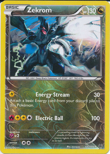 Zekrom (Reverse Holo) - (Roaring Skies)