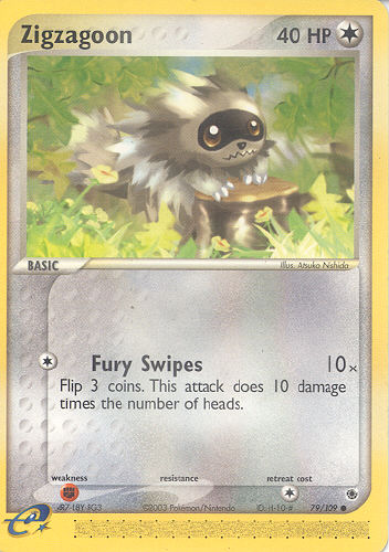 Zigzagoon - (EX Ruby And Sapphire)