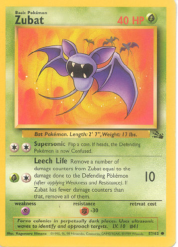 Zubat - (Fossil)