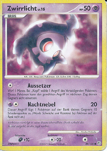 Zwirrlicht (Duskull) - (Diamond And Pearl Base Set)