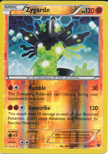 Zygarde (Reverse Holo) - (Fates Collide)