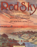 Red Sky, Manuel Klein, 1906