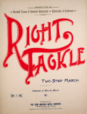 Right Tackle Two Step, Walter Wolff, 1896