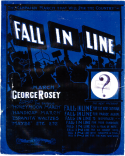 Fall In Line, George Rosey, 1904