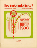 Have You Seen The Ducks?, Felix Powell, 1916