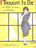 I Thought I'd Die, Ray Henderson, 1922