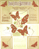 Four Little Butterflies, Lawrence B. O'Connor, 1910