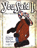 You Said It!, Henry W. Santly, 1919