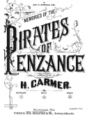 Memories Of The Pirates Of Penzance, H. Carmer, 1880