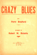 Crazy Blues version 2, Perry Bradford, 1920