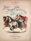 Fast Young Foks Schottisch, S. Schlesinger, 1866