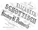 Elizabeth Schottisch, Harvey B. Dodworth, 1857