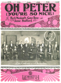 Oh Peter, Herb Wiedoeft; Gene Rose; Jesse Stafford, 1924