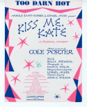 Too Darn Hot, Cole Porter, 1949