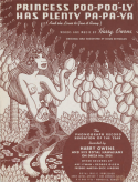 Princess Poo-Poo-Ly Has Plenty Pa-Pa-Ya, Harry Owens, 1940