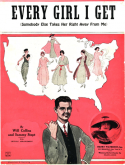 Every Girl I Get, Will Collins; Sam H. Stept, 1924