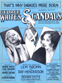 That's Why Darkies Were Born, Lew Brown; Ray Henderson, 1931
