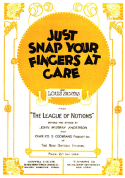 Just Snap Your Fingers At Care, Louis Silvers, 1920