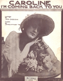 Caroline, Jimmy McHugh, 1916