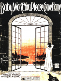 Baby Won't You Please Come Home, Chas Warfield; Clarence Williams, 1919