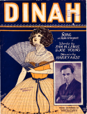 Dinah version 1, Harry Akst, 1925