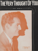 The Very Thought Of You version 1, Ray Noble, 1934