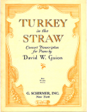 Turkey In The Straw version 5, David W. Guion, 1919