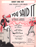 Sweet And Hot, Harold Arlen, 1930