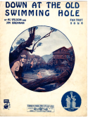 Down At The Old Swimming Hole, Al H. Wilson; James A. Brennan, 1921