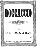 Boccaccio March, Edward Mack (E. Mack), 1880
