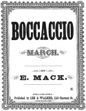 Boccaccio March, Edward Mack (E. Mack), 1880
