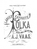 Ladies Favorite Polka, A. J. Vaas, 1869