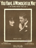 You Have A Wonderful Way, Earl K. Smith, 1917