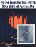 No One Loves You Any Better Than Your M-A-Double-M-Y, Harry Link, 1923