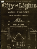 City Of Lights March, Enrico Gargiulo, 1907