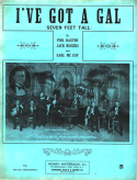 I've Got A Gal (Seven Feet Tall), Phil Baxter; Jack Rogers; Earl McCoy, 1925