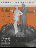 About A Quarter To Nine version 1, Harry Warren, 1935