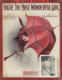 You're The Most Wonderful Girl, Maurice Abrahams, 1913
