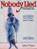 Nobody Lied, Edwin J. Weber, 1922