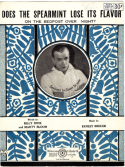 Does The Spearmint Lose Its Flavor, Ernest Breuer, 1924