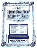 Jacob's Piano Folio Fox Trots And Blues No. 1, (EXTRACTED)