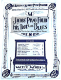 Jacob's Piano Folio Fox Trots And Blues No. 1, (EXTRACTED)