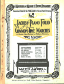 Jacob's Piano Folio Common-Time Marches No. 2, (EXTRACTED)