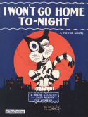 I Won't Go Home Tonight, Con Conrad, 1926