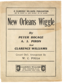 New Orleans Wiggle version 2, Peter Bocage; Armand J. Piron; Clarence Williams, 1924