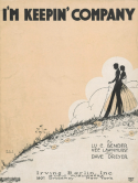 I'm Keeping Company, LU C. Benter; Vee Lawnhurst; Dave Dreyer, 1931