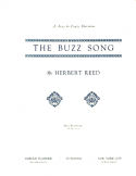 The Buzz Song, H. Reed, 1918