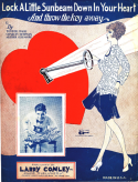 Lock A Little Sunbeam Down In Your Heart, Tommy Malie; Charles Newman; Arthur Sizemore, 1927